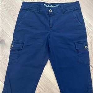 Eddie Bauer Navy Cargo Capris
